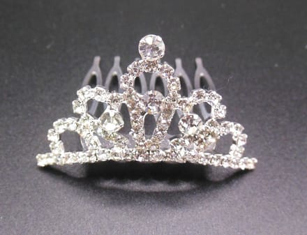 Tiara klein kroontje met strass #1