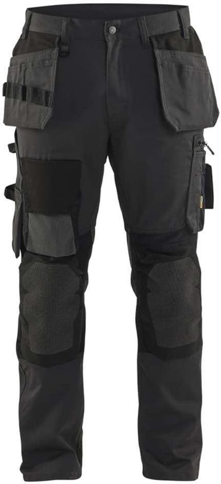 Blaklader Werkbroek met Kevlar en stretch 1554-1860 - Donkergrijs/Zwart - C50