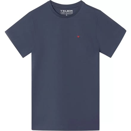 T-shirt met mini logo Silbon