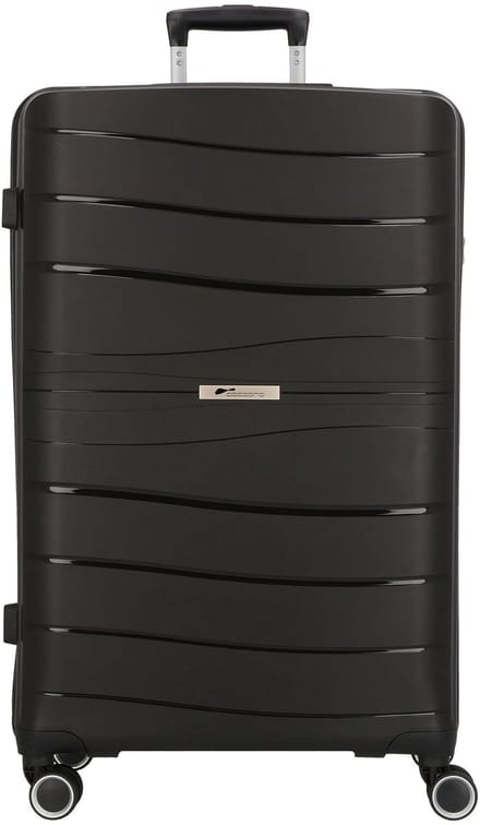 cocoono Leon 4 wielen Trolley 76 cm - Harde bagage - TSA slot - schwarz