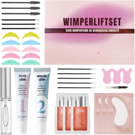 SCH® Wimperlifting set - Wimperlift - Wimpers - Roze- 15cm x 11cm x 2cm