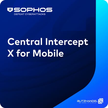SOPHOS Central Intercept X for Mobile 1 Jaar 1 - 9 Gebruiker(s) Bedrijf