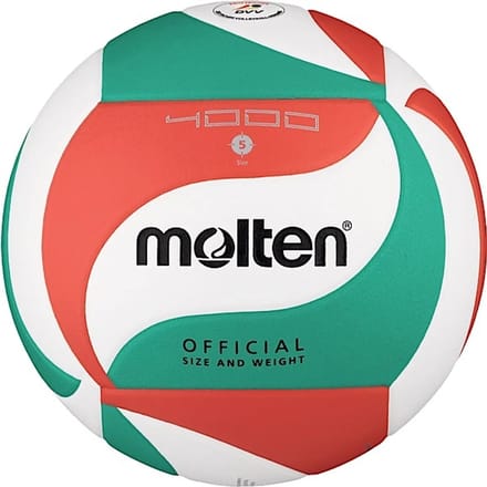 Molten V5m4000 Volleybal - Rood / Groen | Maat: 5