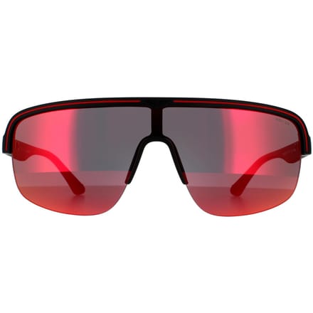 Police zonnebril SPLB47M Arcade 3 6VPX MATTE Dark Gray Multilayer Rood