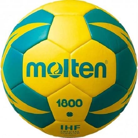Molten Training Handbal - HX1800 - geel/groen - maat 2 (dames)