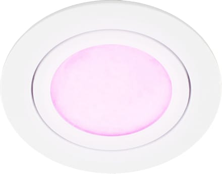 Mondo ondiepe inbouwspot - White & Color - rond WIT 8Watt IP65 - Zigbee 3