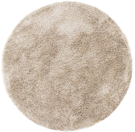 MUST Living Carpet Crown round medium,Ø200 cm, beige, 100% Polyester