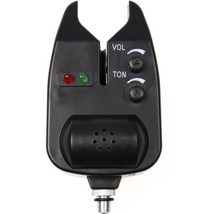 Alarme de touche de pêche Alerte de touche de pêche portable Lumière LED Alerte de pêche Outils de détecteur de poisson black