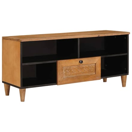 vidaXL - TV - Kast - 100 - x - 33 - x - 46 - cm - Massief - Mango - Hout