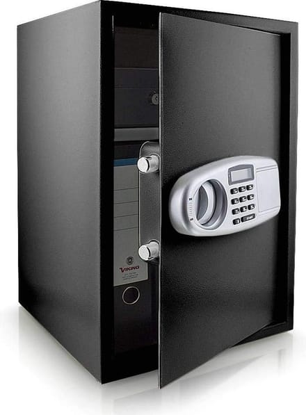 Elektronische kluis / archiefkluis - Zwart - Incl. digitaal scherm safe