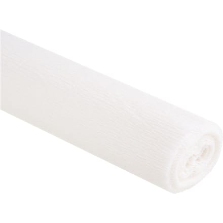 Bloemist crêpepapier, kleurecht - Wit