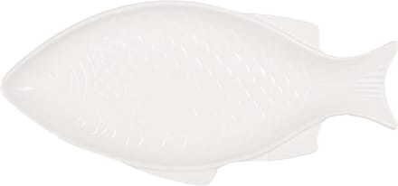 Clayre & Eef Kom Vis 100 ml Wit Keramiek