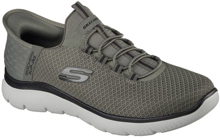 Skechers Sport Heren SUMMITS HIGH RANGE Sneakers Instappers Vegan 232457 Olive Black
