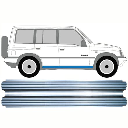 Reparatie dorpel voor Suzuki Vitara 1996-2003 / Links = Rechts / Set