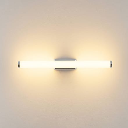 Molto Luce LED wandlamp VINA S, chroomkleurig, breedte 40 cm, IP44, CCT