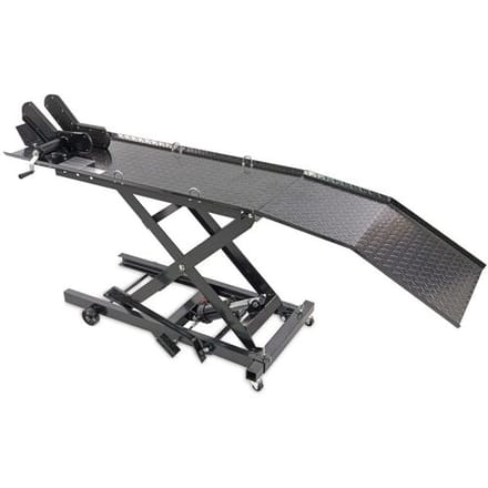 HBM 360 kg Motorheftafel - Zwart