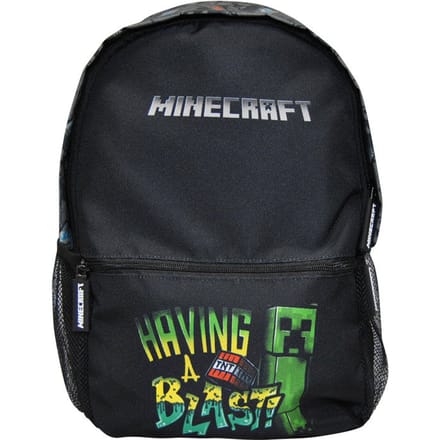 Minecraft rugzak - backpack - Having a Blast - 40 cm - Te gebruiken tot het 4de leerjaar.