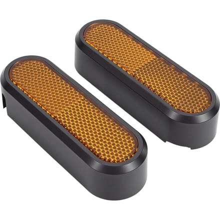 2 STUKS Achterzijwielkap Reflectoren Passend voor Xiaomi 5 Elektrische Scooter Vervangingsonderdelen Eenvoudige Installatie black