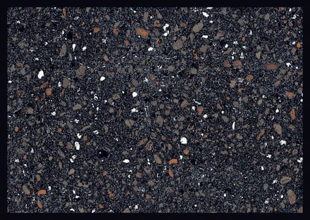 MD Entree - Deurmat - Schoonloopmat - Soft & Deco - Terrazzo black - 67 x 100 cm