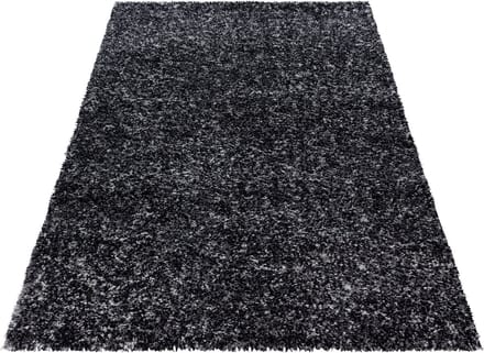 Hoogpolig vloerkleed Enjoy - antraciet - 140x200 cm