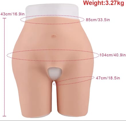 Siliconen bodyshaper- Big But- Cosplay- Travestie- Billen-Bodysuit