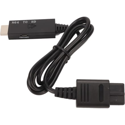 Voor N64 naar HD Multimedia Interface Converter Professioneel 720P 1080P Schakelende HD Video Adapter voor black