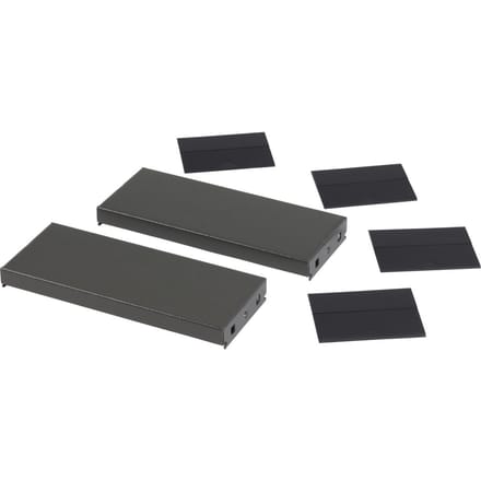 Schneider Electric Plint Zijpanelen 400x100mm Set - NSYSPS4100