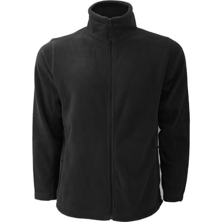 Russell Heren Full Zip Outdoor Fleece Jacket (Zwart)