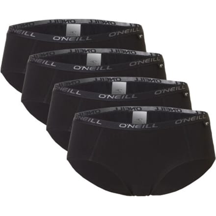 O'Neill Dames Hipsters 4-Pack Zwart - Maat L
