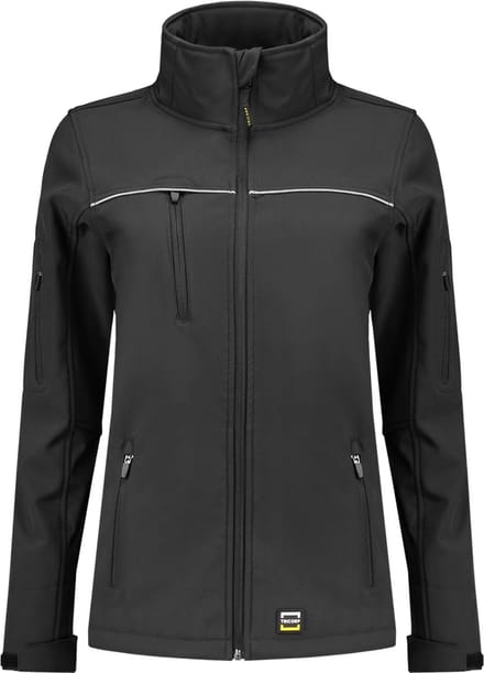 Tricorp softshell jack luxe dames - 402009 - donkergrijs - maat 3XL