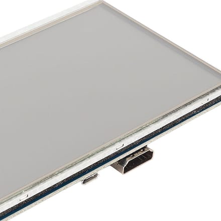 Écran tactile TFT LCD 5 pouces compatible avec interface multimédia HD pour Raspberry Pi 4B