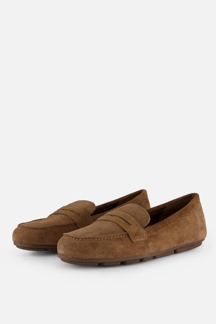 Tamaris Instappers bruin Leer - Maat 38
