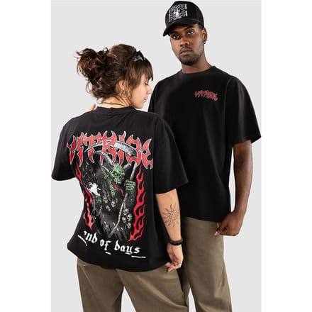 Vitriol Heavy Metal Tour Boxy T-Shirt zwart