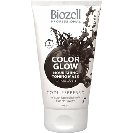 Biozell Color Glow Nourishing Toning Mask Cool Espresso 150 ml
