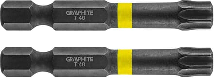 Graphite - Schroefbit - TX40 - 50mm - S2 Staal