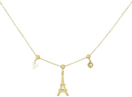 Eiffeltoren Ketting - Cadeau - Goudlief.nl