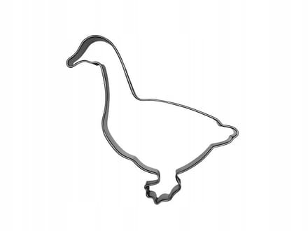 Koekjesvorm Gans 10 cm - RVS, Perfect voor Bakken en Decoreren