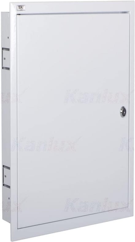 Inbouw elektrische groepenkast 4 rijen 18 modules wit