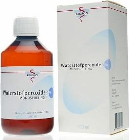 3x Fagron Mondspoeling Waterstofperoxide 3% 300 ml