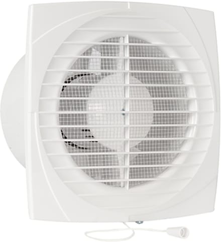 Badkamer-/ toiletventilator DV 125 wit
