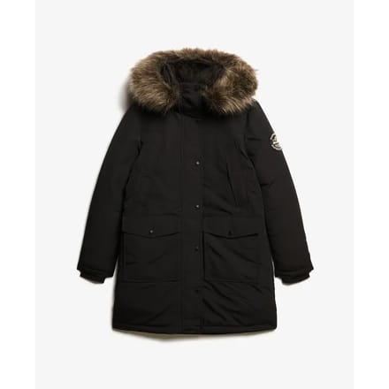 Superdry - Everest parka van imitatiebont - Dames - Gewatteerde jassen