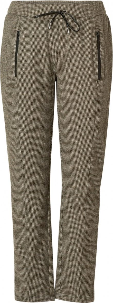 YESTA Velvet Broek - Dark Grey/Multi-Colo - maat X-0(44)