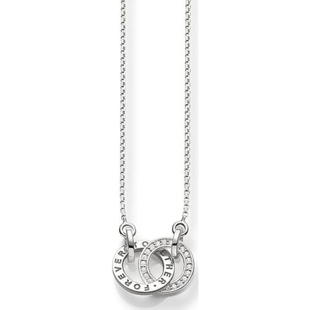 Thomas Sabo Dames Ketting Zilver - Zilverkleurig