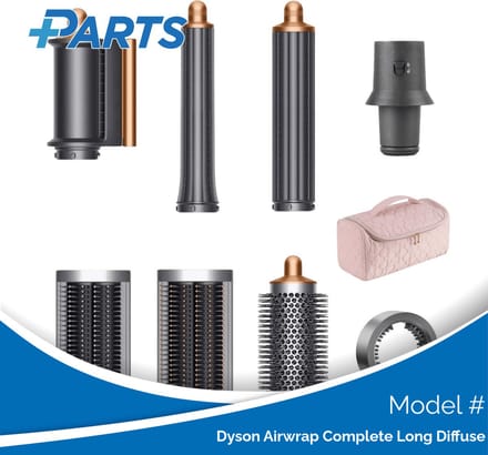 Dyson Airwrap Complete Long Diffuse Opzetstukken (Plus.Parts® alternatief voor 971874-17)