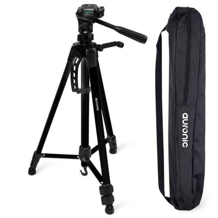 Auronic Tripod - Telefoon Statief - Camera Statief - Tripod Smartphone - Zwart