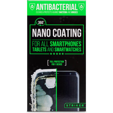 Striker Antibacteri?le Nano Coating voor o.a. Smartphone en Tablets