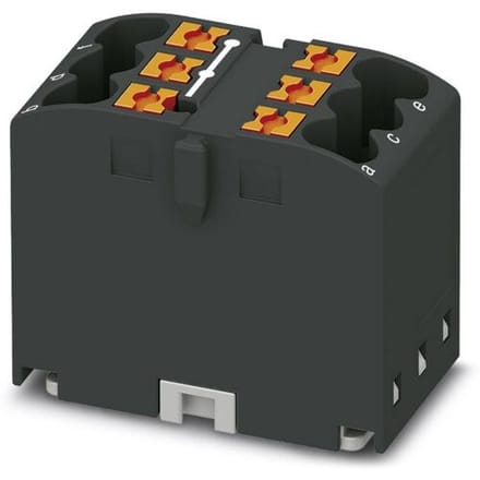 Phoenix Contact 3273278 Verdeelblok 15.6 mm Spanveer Zwart 10 stuk(s)