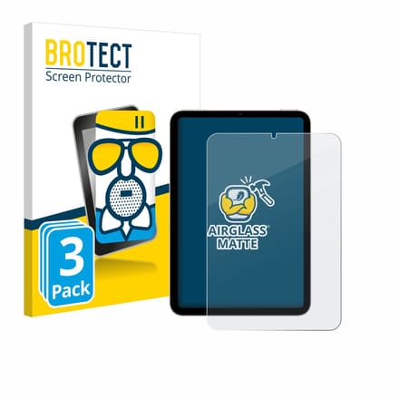 BROTECT - Screenprotector voor Apple iPad Mini 7 2024 - Folie Beschermfolie Beschermglas matte 3 Stuks