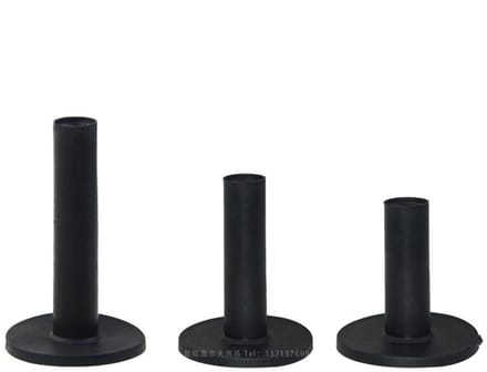 Rubberen golftees voor driving range 3 maten 58/68/85 mm 3-pack
