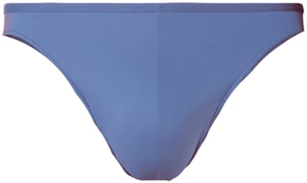 HOM Plumes micro briefs (1-pack) - heren micro slip microfiber - midden blauw